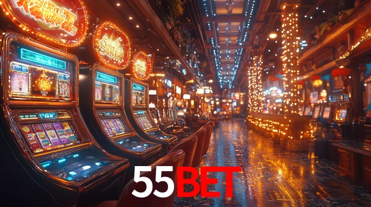 Sinta a adrenalina dos jogos de cassino com 55Bet